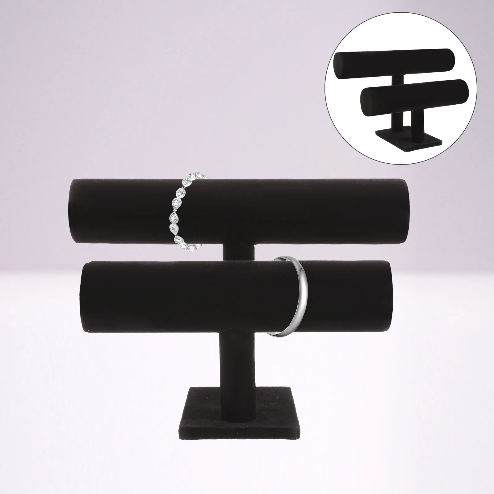 

Bracelet Holder Sturdy Bangle Stand Detachable Jewelry Display Rack Easy Assembly Scratch Resistant For Home