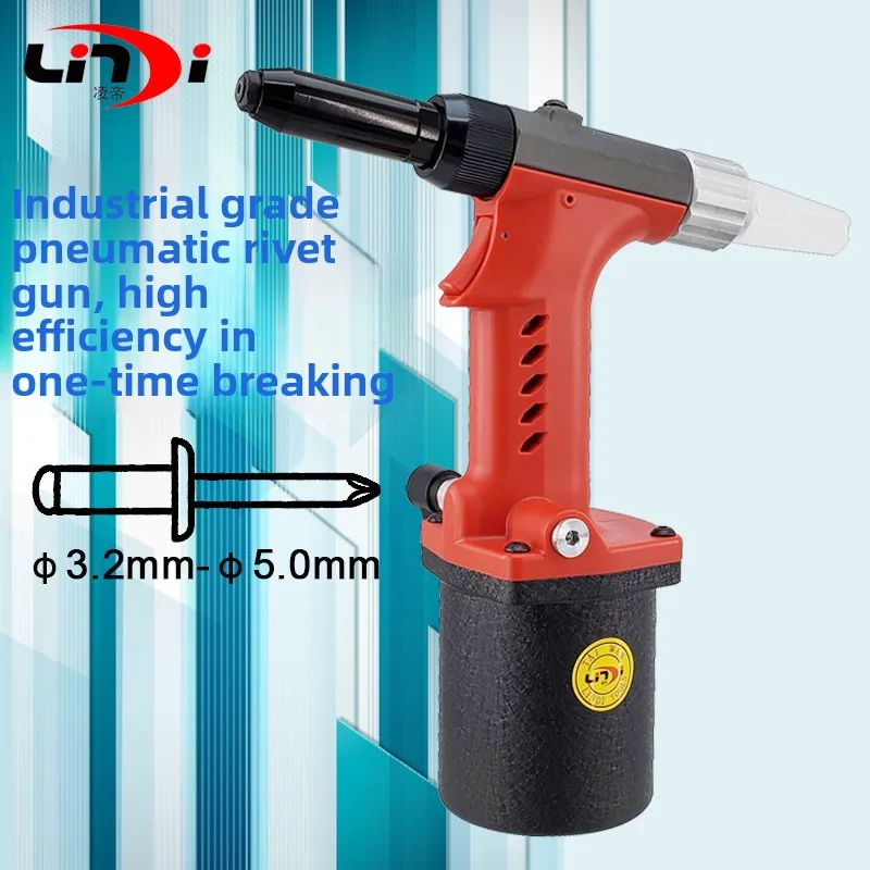 

Lingdi S30 Pneumatic Rivet Gun Self-Priming Rivet Gun Nail Puller Stainless Steel Rivet Gun Core Blind Rivet Machine