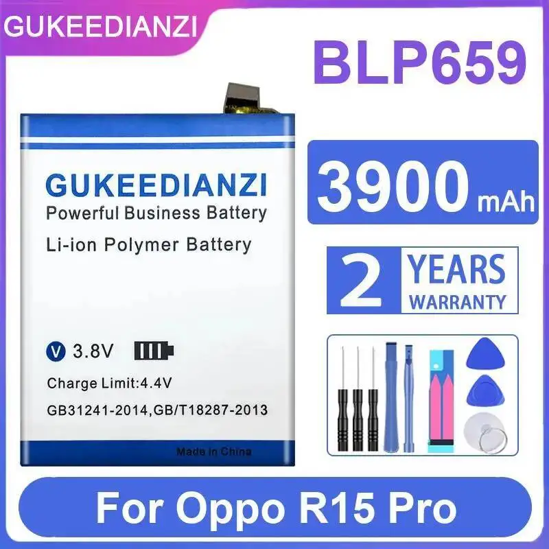 

Экологически чистый аккумулятор 3900 мАч для мобильного телефона Oppo R15 Pro BLP659