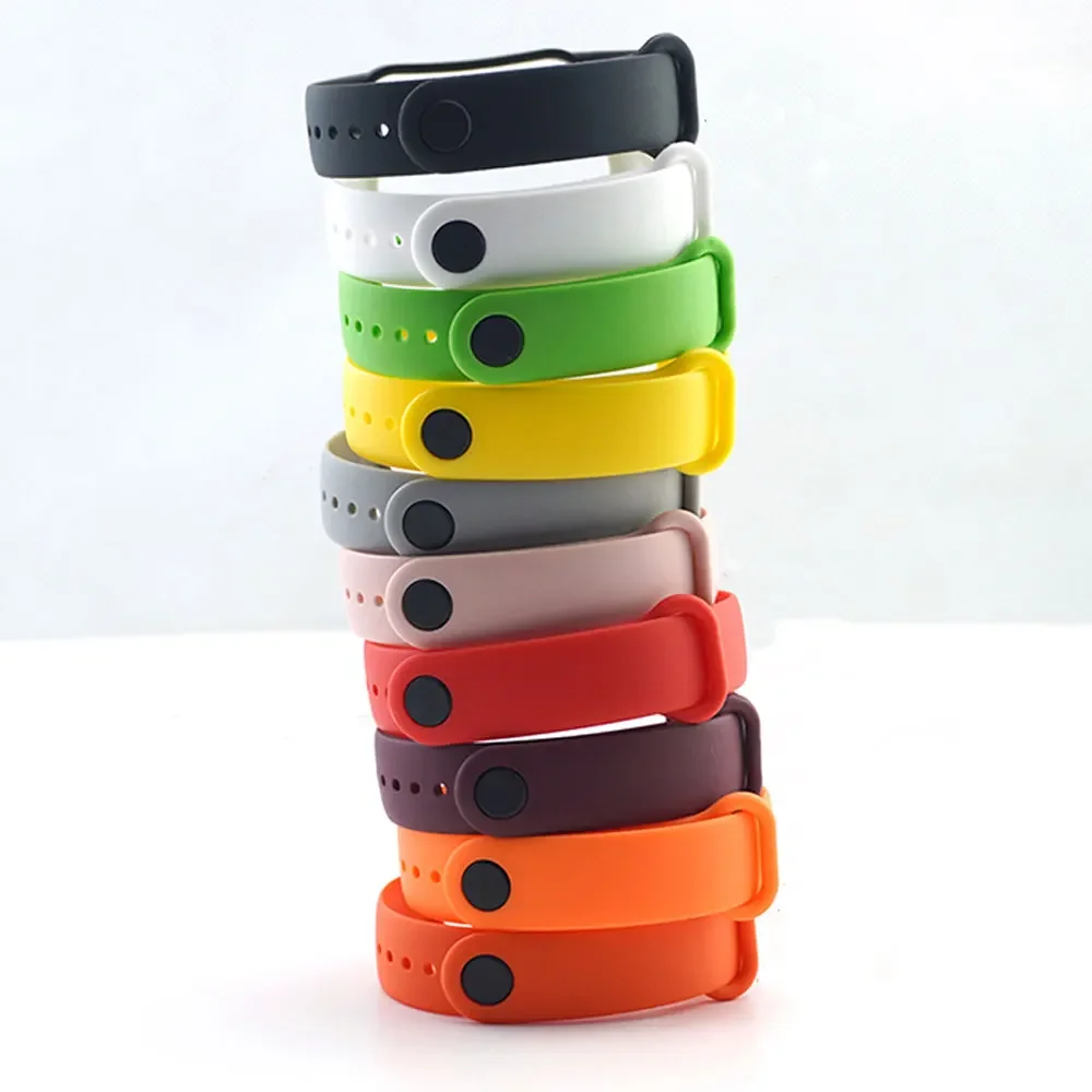 

Rubber Strap for Xiaomi Mi Band 7 6 5 4 3 Bracelet Replacement Silicone Smartwatch Wristband Belt Miband 5 Miband6 Miband7 Strap