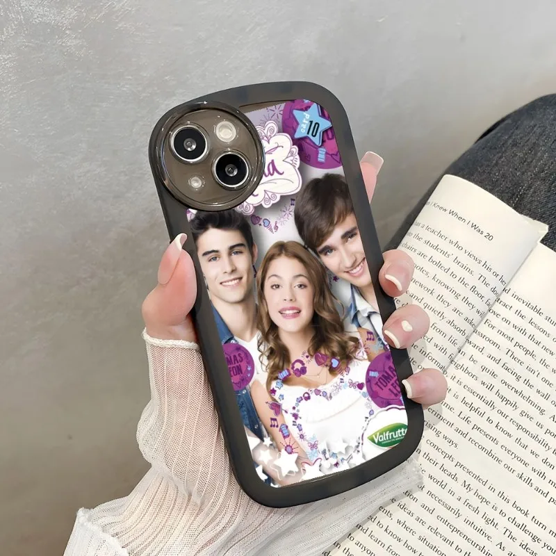 Violetta Tv Show Cell Phone Case For IPhone 15 14 Pro Max 11 12 13 Mini X XR XS 7 8 Plus Angel Eyes Big Pupil Lens Silicone