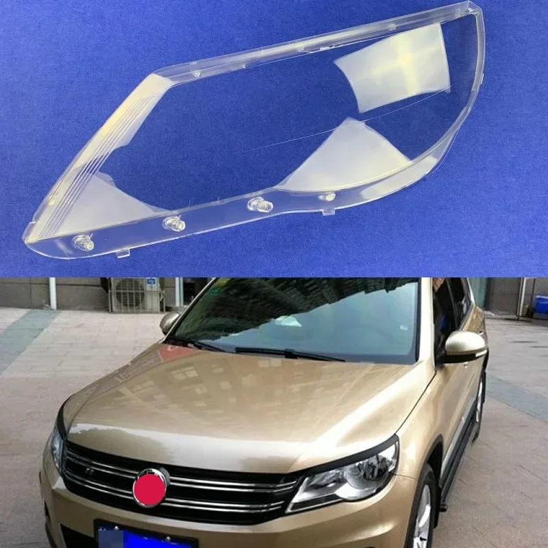 

For Volkswagen Tiguan 2009 2010 2011 2012 car accsesories Headlight Cover Transparent Lampshade Headlamp Shell Lens Plexiglass