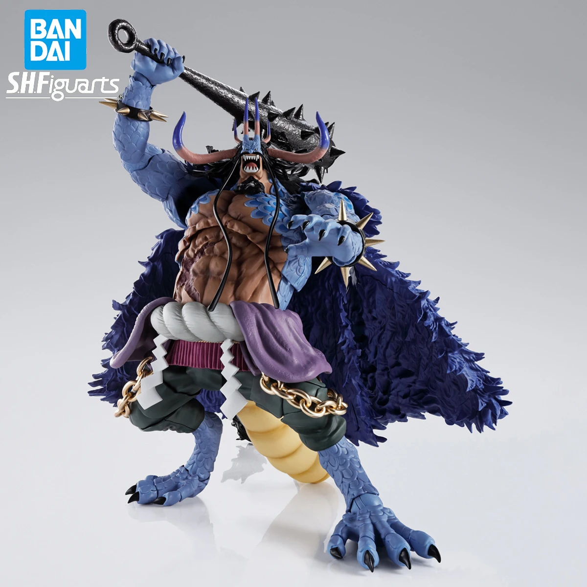 In Stock Original BANDAI SHFiguarts One Piece Man-Beast form King of The Beasts Kaidou Figure Anime Action Genuine Model