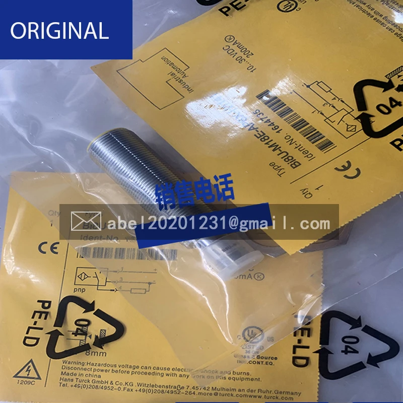 M18 Sensor Bi8u-m18e-ap6x-h1141 An6x Bi8-m18e-ap6x-h1141 An6x