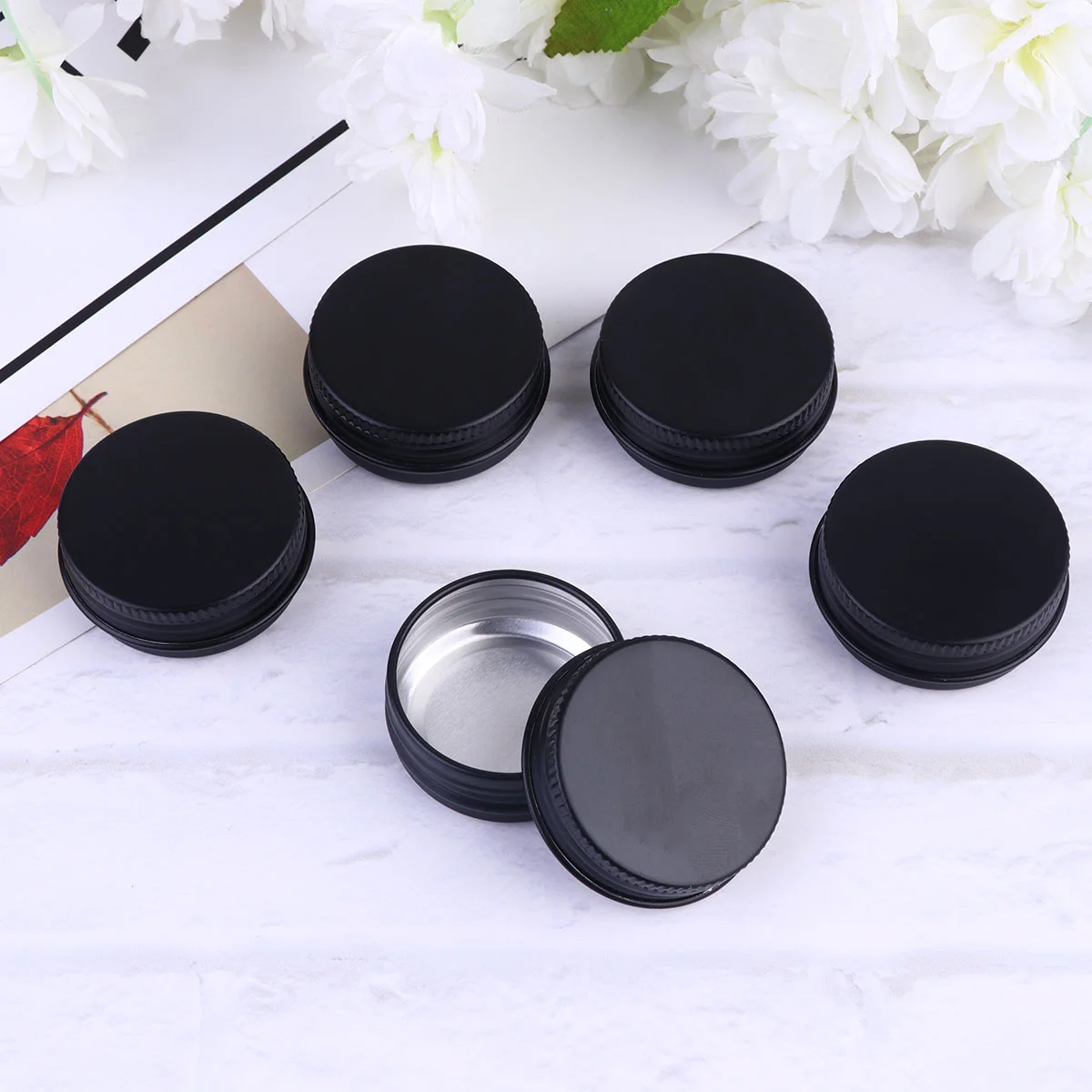 20Pcs 15ml Aluminium Boxes Ointment Cream Sub Containers Empty Makeup Cases Supplies for Home Travel