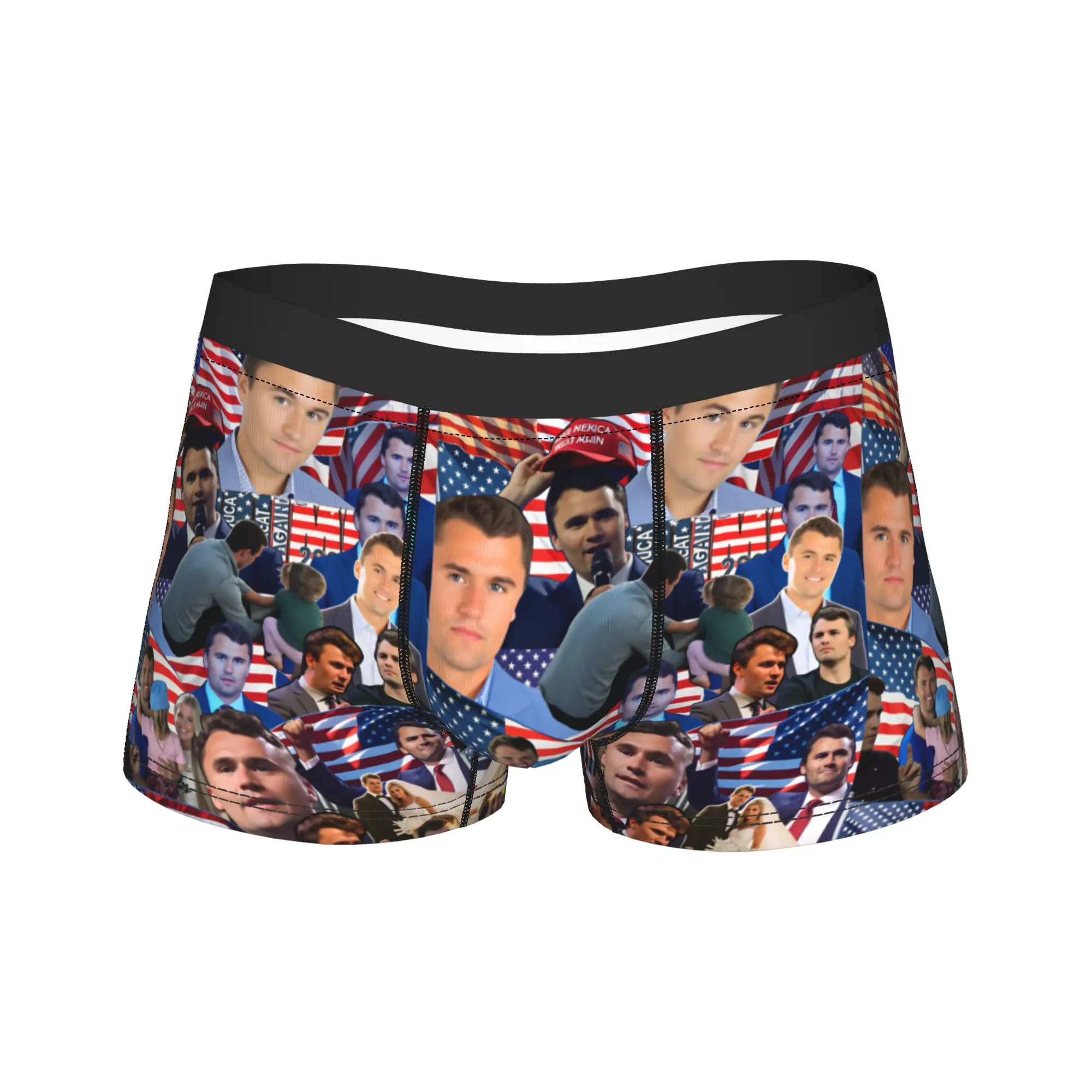 

Rest in Peace Charlie Kirk Legends Нижнее белье Мужские трусики Дизайн Удобный багажник Модные шорты Трусы размера плюс