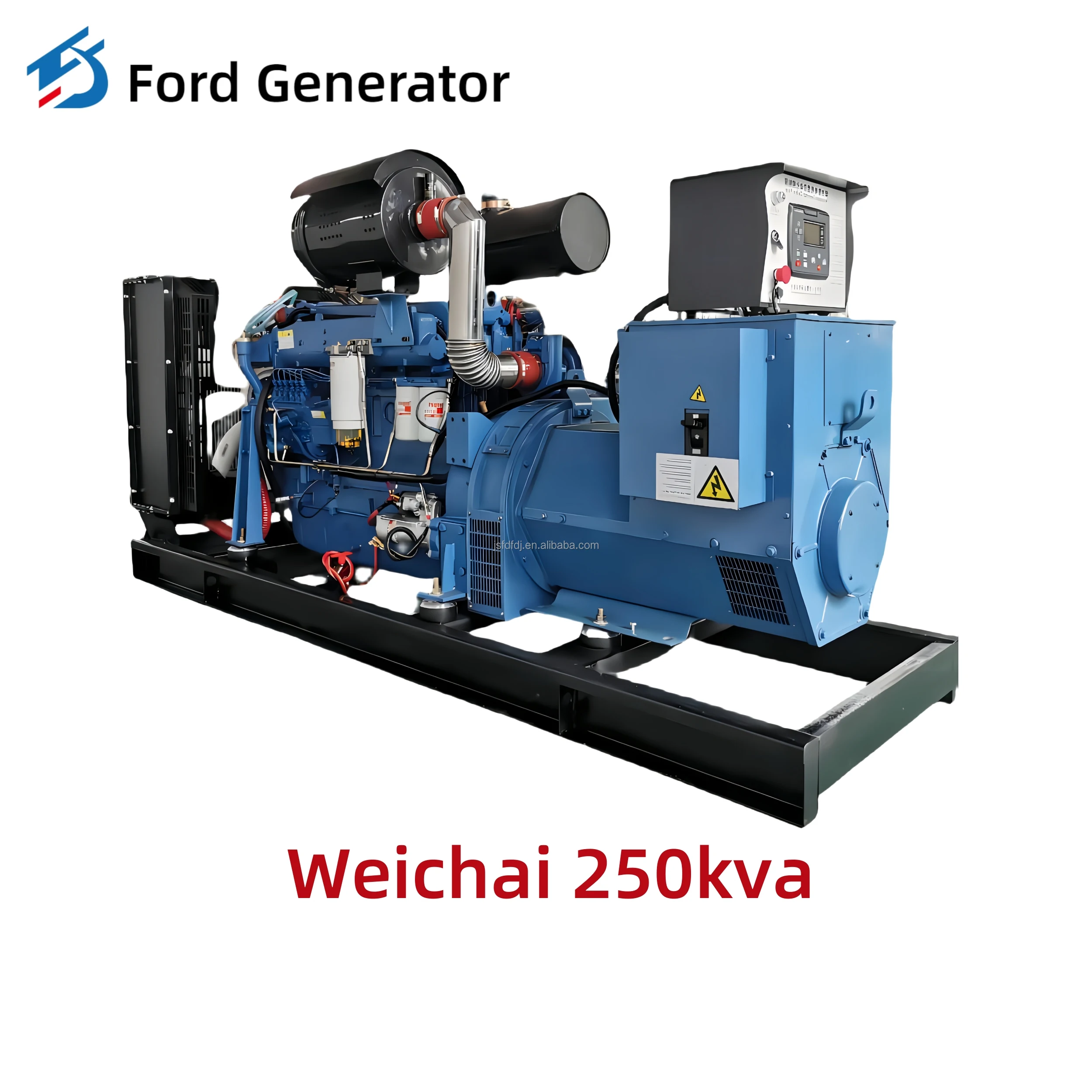 High Quality 250kva 200kw Diesel Generator Set Water Cooling Three Phase Silent 50/60Hz Auto Start