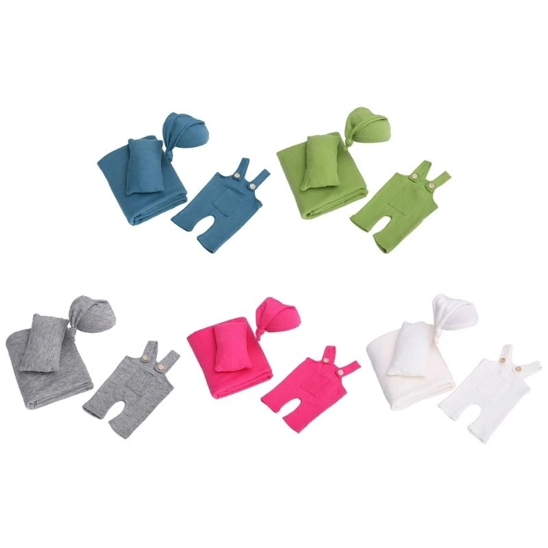 J15U دعامات تصوير لحديثي الولادة لفافة قماط قابلة للتعديل ووسادة مريحة تكمل دعامات صور حديثي الولادة للأولاد والبنات