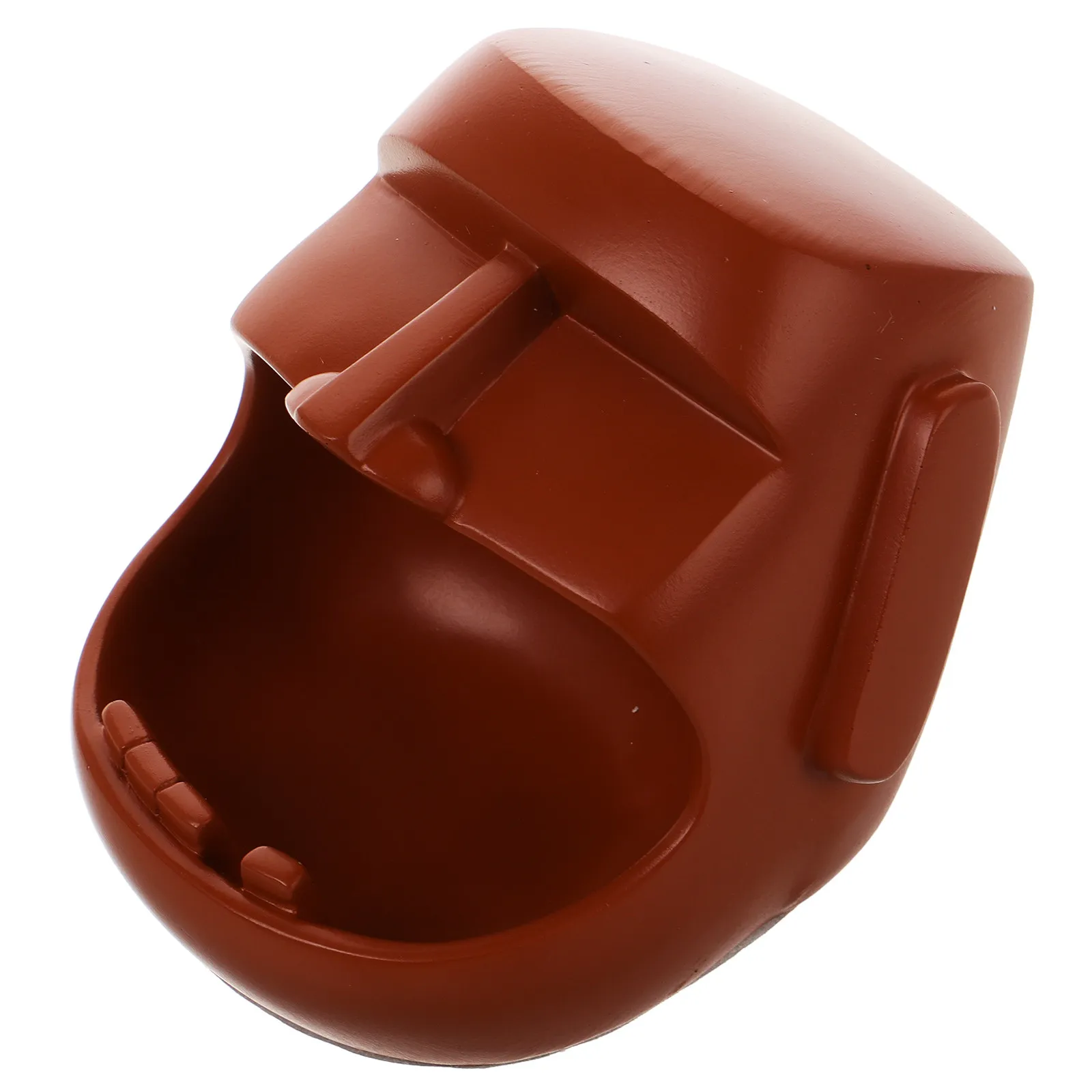Decorative Moai Key Bowl Resin Jewelry Storage Tray Candy Dish Entrance Key Holder Desk Ornament Multi Functional Home Decor