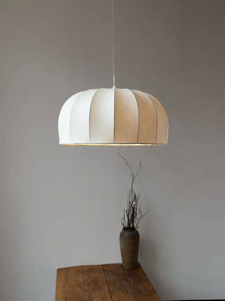 

Simple Lantern Pendant Light White Silk Lamp Design Room Clothing Shop Bar Tatami Japanese Paper Chandelier LED Lighting Fixture