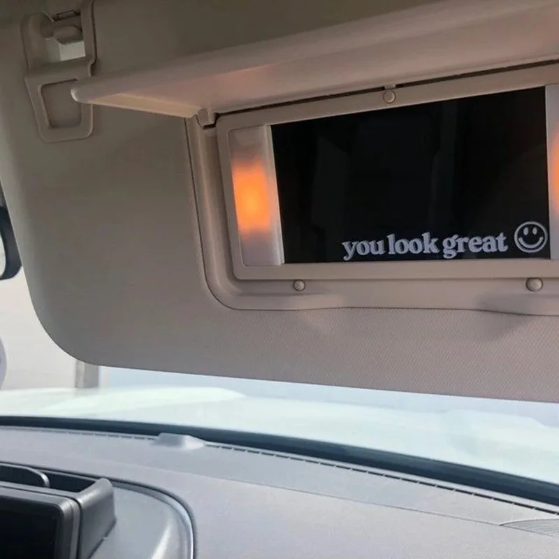 Car Sticker You Look Great Lovely Cool Car Door Body Waterproof Driving Safety Accessories Car MirrorCar Mirror Decals - Image 3