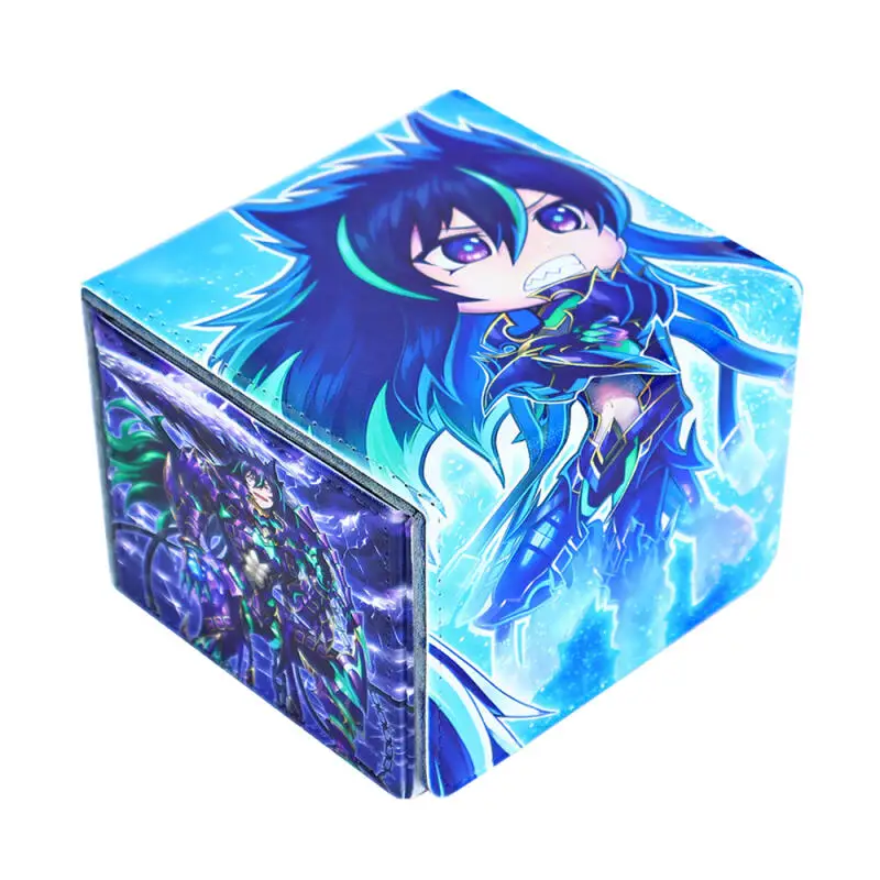 

Ю-Ги-О! Scareclaw Light-Heart DIY большая вместительная кожаная коробка для карт, утолщенная коробка для хранения коллекционных карт аниме, 130+