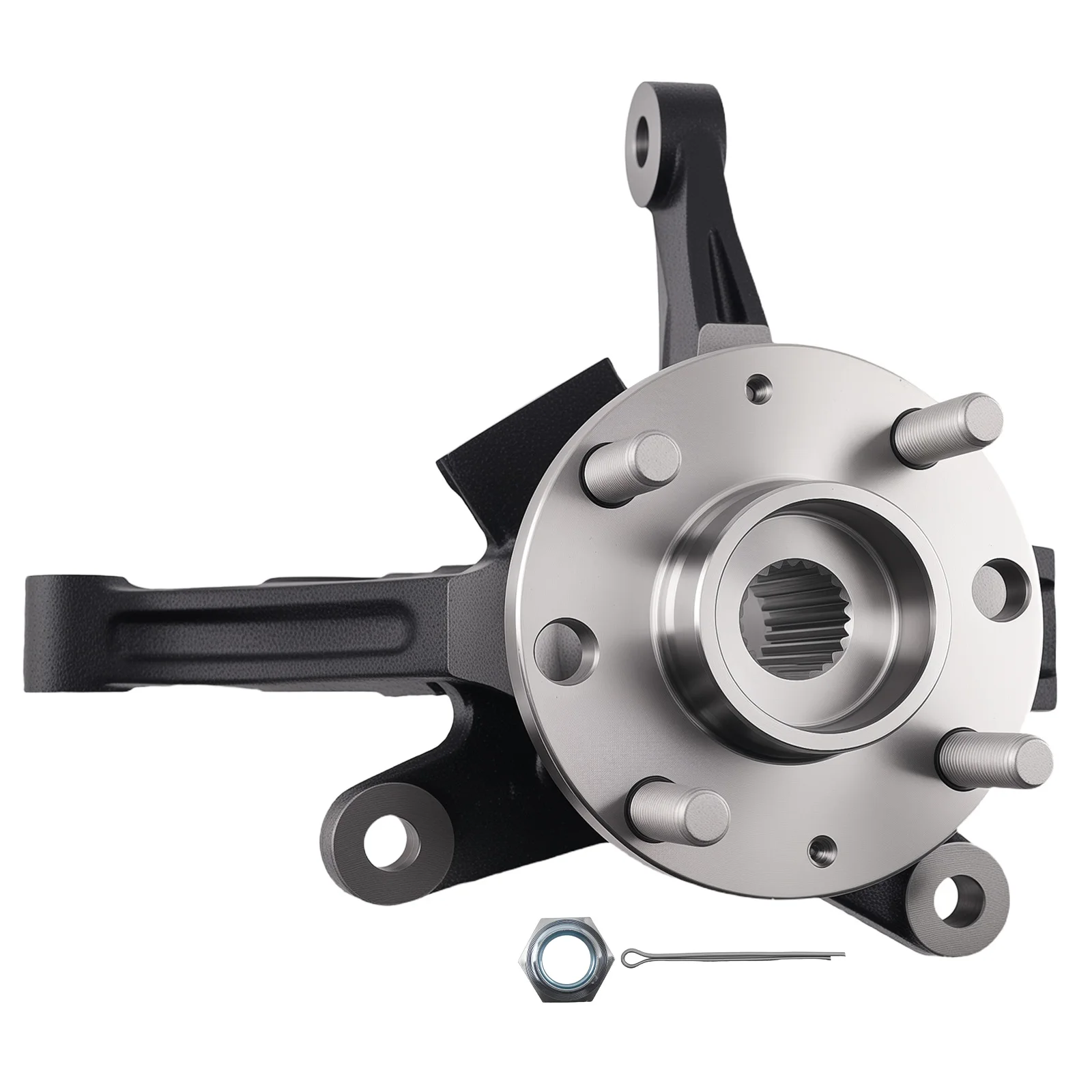 Loaded Steering Knuckle Wheel Hub Front Left for Chevrolet Aveo L4 1.6L for 96535190