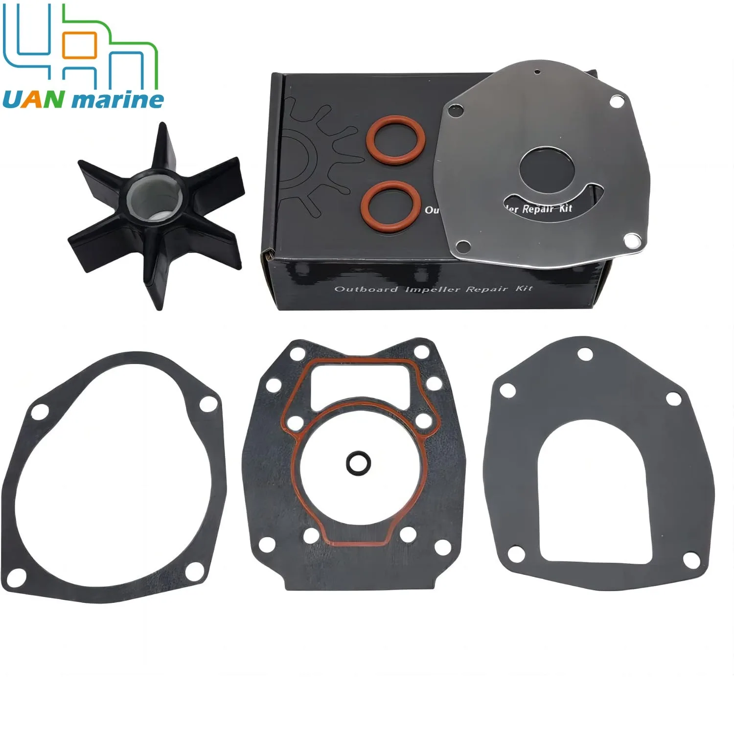 

06192-ZW1-305 Комплект крыльчатки водяного насоса для подвесного двигателя Honda Marine BF 75, 90 л.с. 06192-ZW1-305 19021-ZW1-003