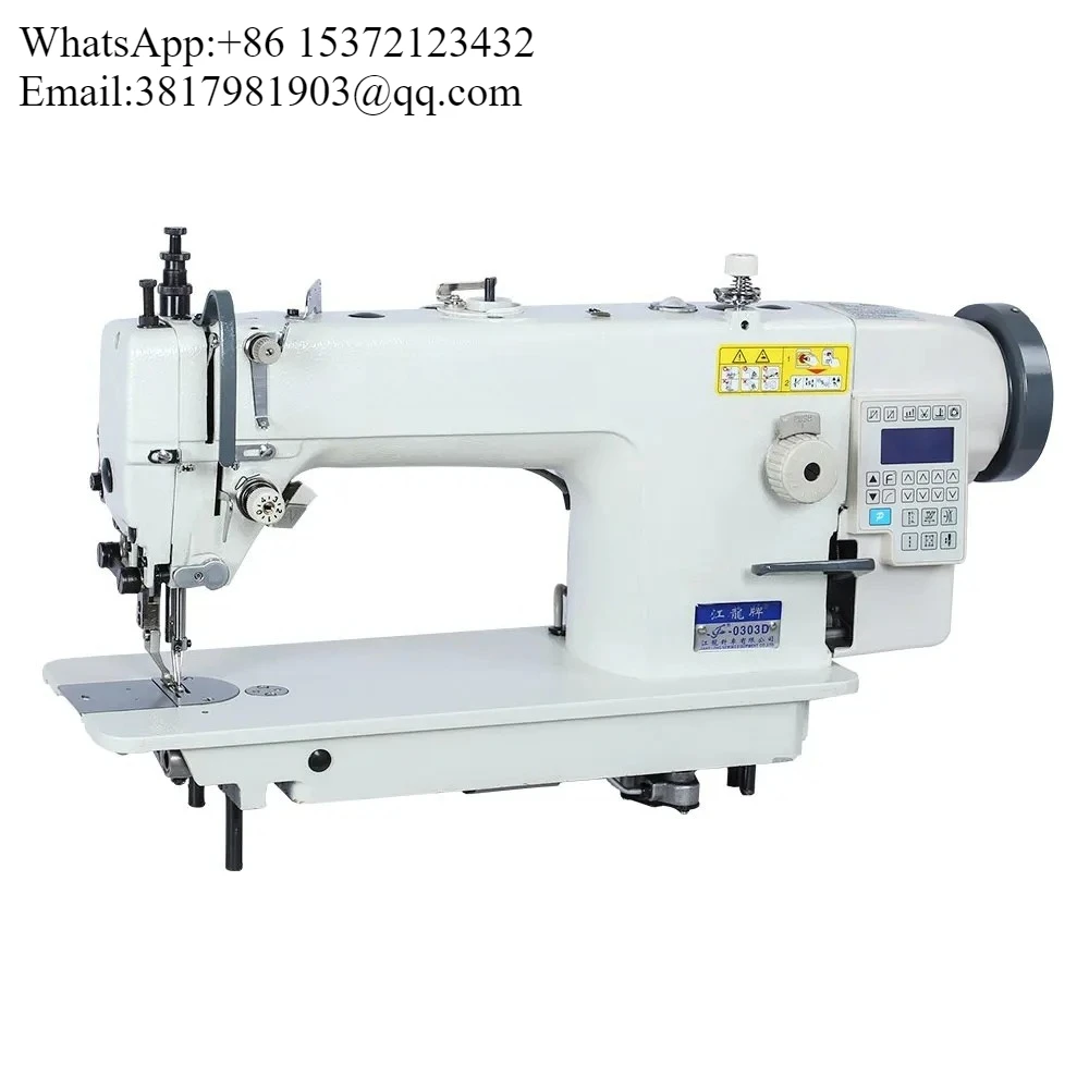 

0303D Single Needle Leather Sewing Machine Heavy M Flat Bed Computerize Automatic Walking Foot Lockstitch Leather Sewing Machine