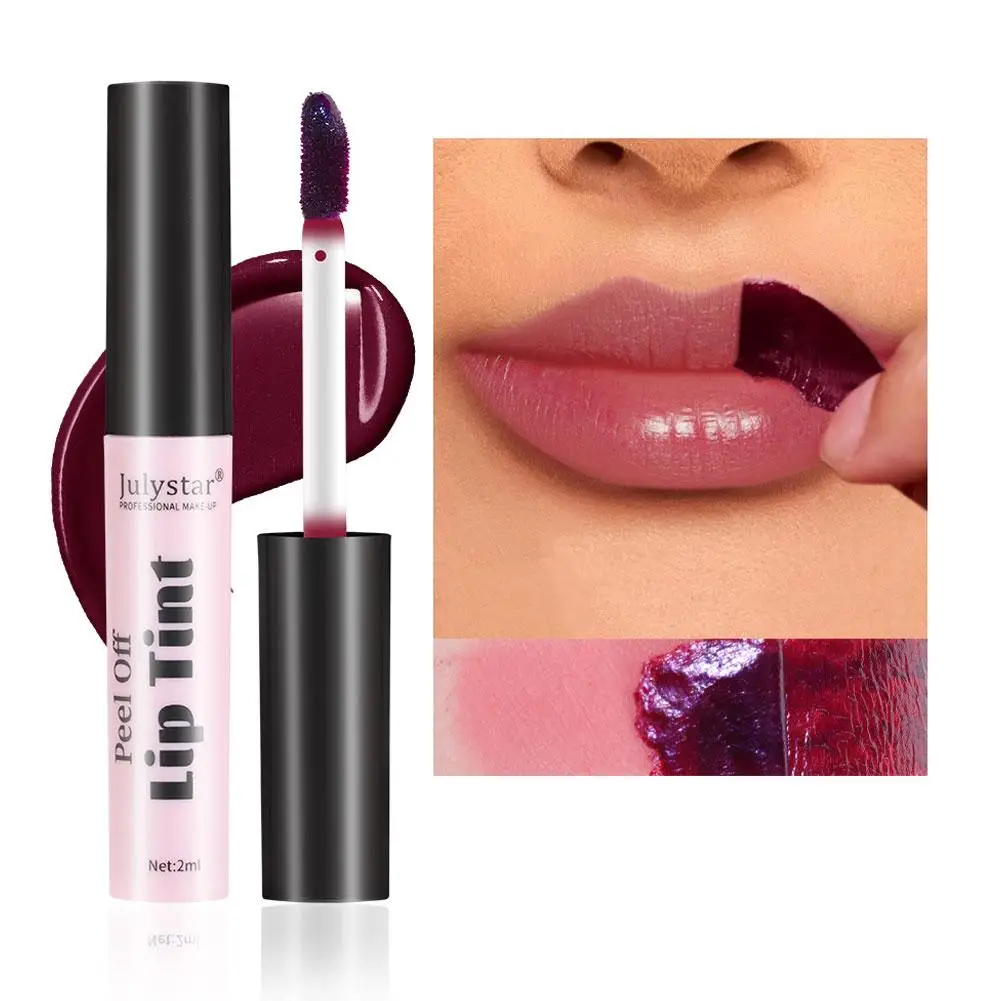 Peel Off Liquid Lipstick Waterproof Longlasting LipGloss Mask Moisturizer Tear Pull Lip Lint Lip Gloss Women's Cosmetics