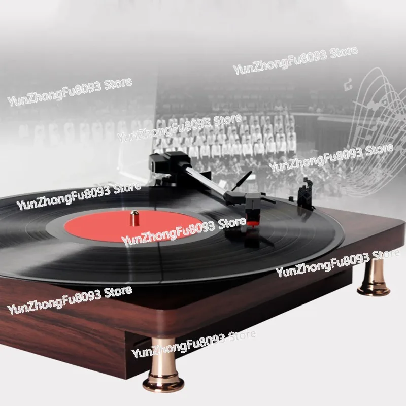 Retro Style Vinyl Record Player Turntable 3 Speeds Built in Speakers Phonograph, Portable Classic Nostalgic Style Record Player