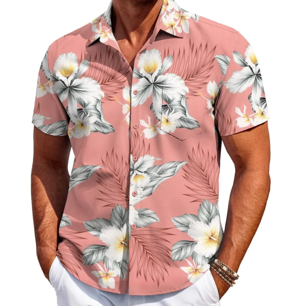 

2026 Simple Style Menswear Clothing Men's Shirts Shirt For Man Man's Clothes Casual Commuting Bohemian Personality Daily Printed