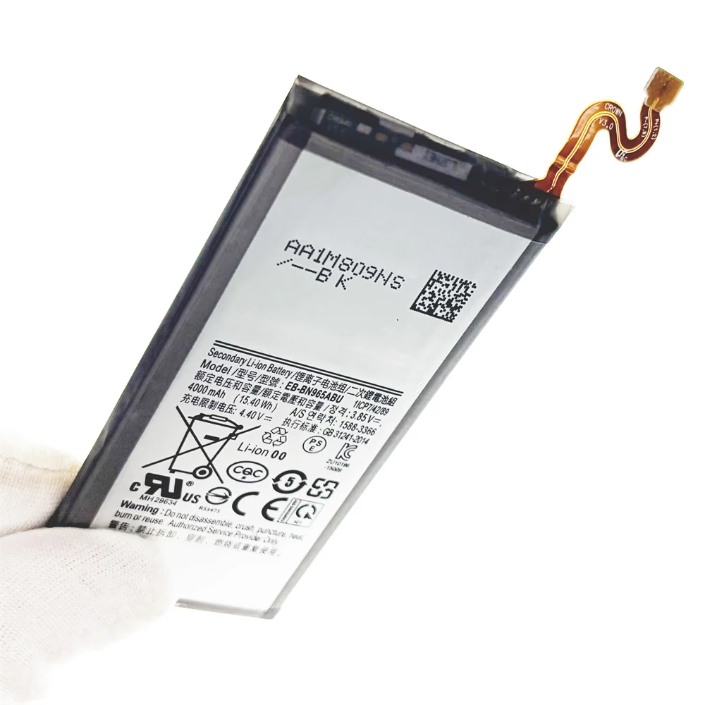 Genuine New EB-BN965ABU Battery For Samsung Galaxy Note9 Note 9 N960U SM-N9600 SM-N960F N9600 SM-N965F Batteria+Tools