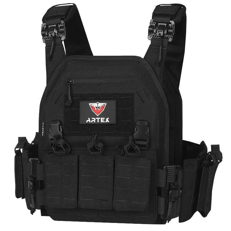 Artex Multi-functional  Fan Laser Quick Release Molle Tactical Vest 6094 Airsoft Tactical Vest Equipment Plate Carrier 8123