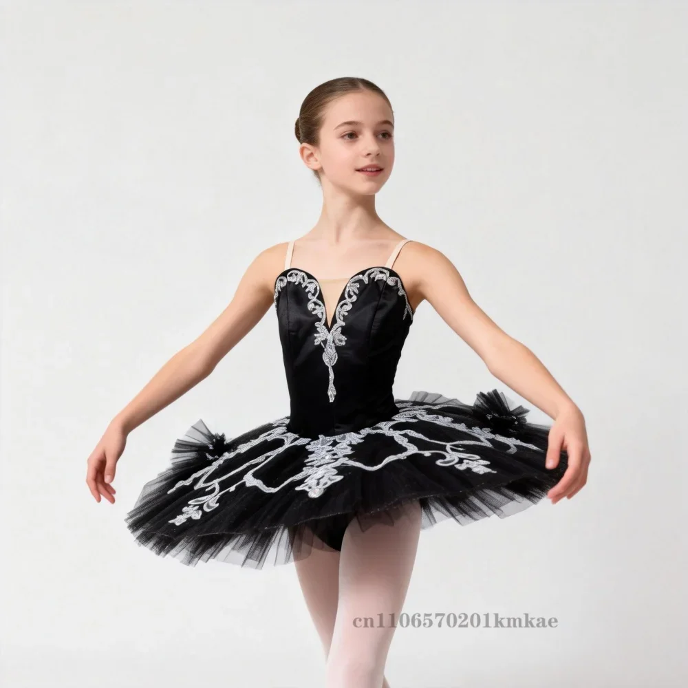 

New Simple Sleeping Beauty Black Swan Silver Fairy Ballet TUTU Short Skirt Competition Skirt Tailored for Adults and Childre