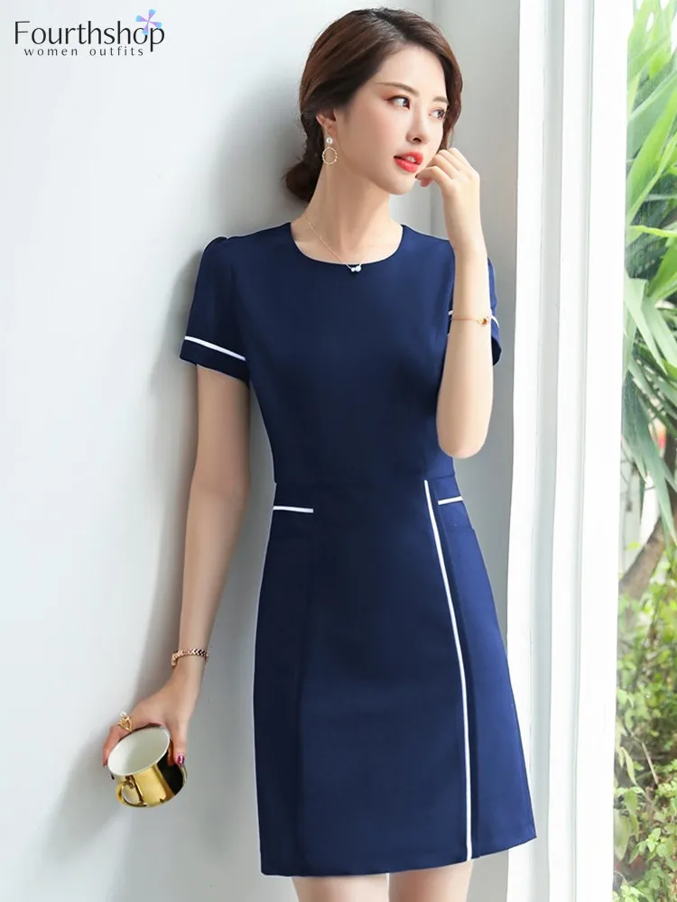 sachin and babi light blue dress Professional Office Dress Work Clothes Casual Comfort Women's Clothing  Casual main image 0