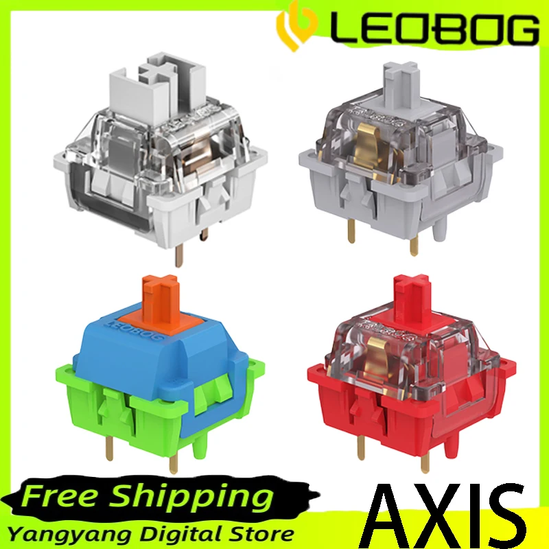 LEOBOG Ash Wood Switch V3 Bingpo Switch Chive Yellow Switch Building Block Switch Hot Swap Mechanical Keyboard Switch