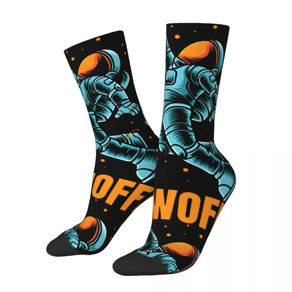 Showoff Men's Socks Vintage Harajuku A-Alien Basketball Street Style Novelty Casual Crew Sock