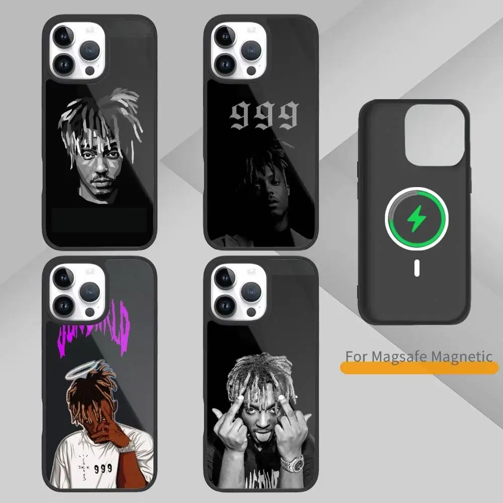 

Rapper 999 J-Juice W-WRLD Phone Case For iPhone 17,16,15,14,13,Pro,Max,Plus,Magnetic For Magsafe Wireless Charging