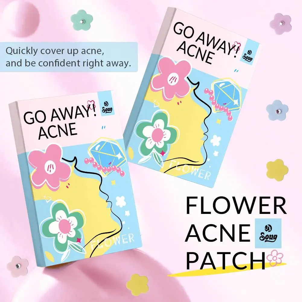 

Flower Pimple Patch Acne Colorful Invisible Acne Removal Skin Care Stickers Concealer Face Spot Beauty Makeup Tools