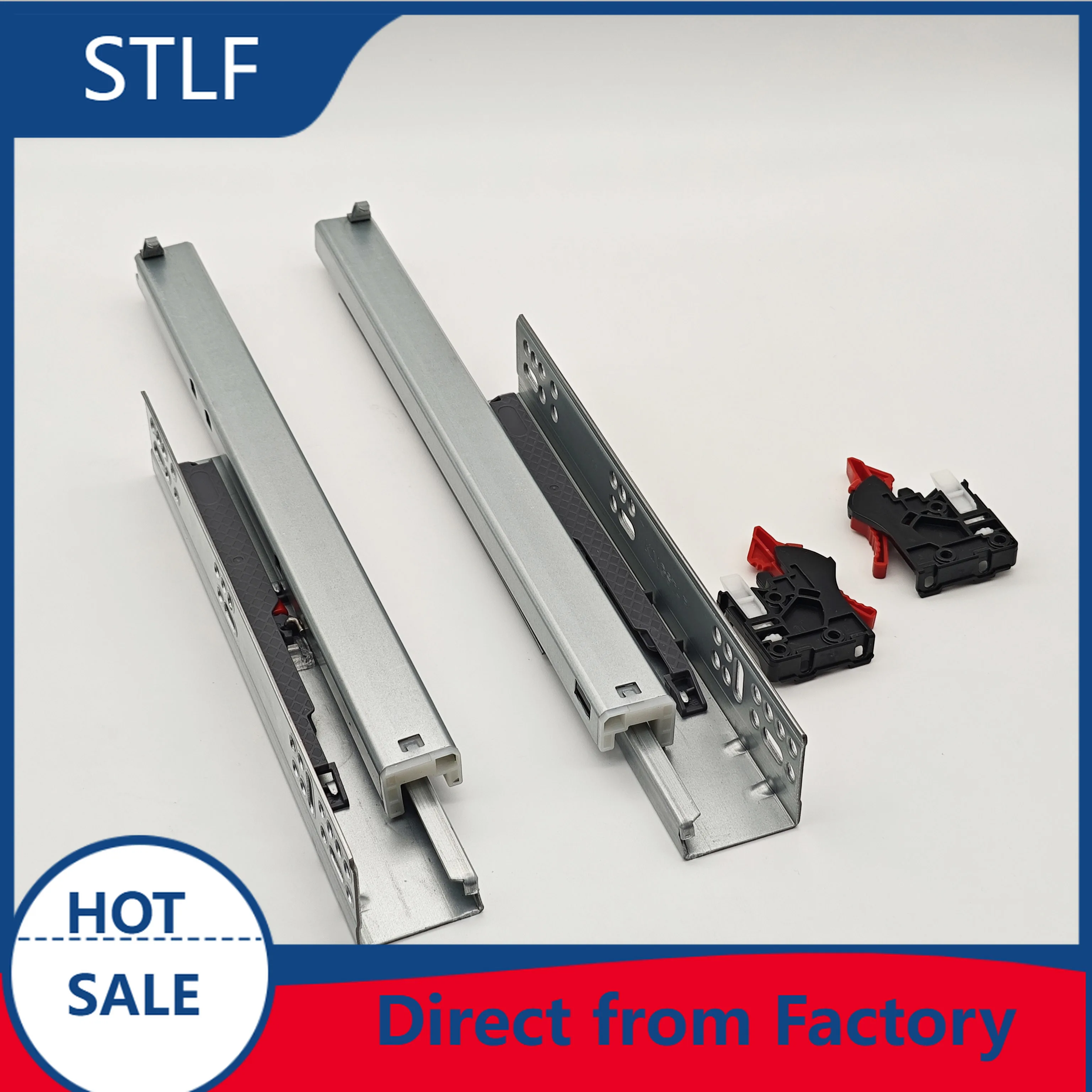 STLF  High Quality Full Extension Soft Closing Undermount Drawer Slide