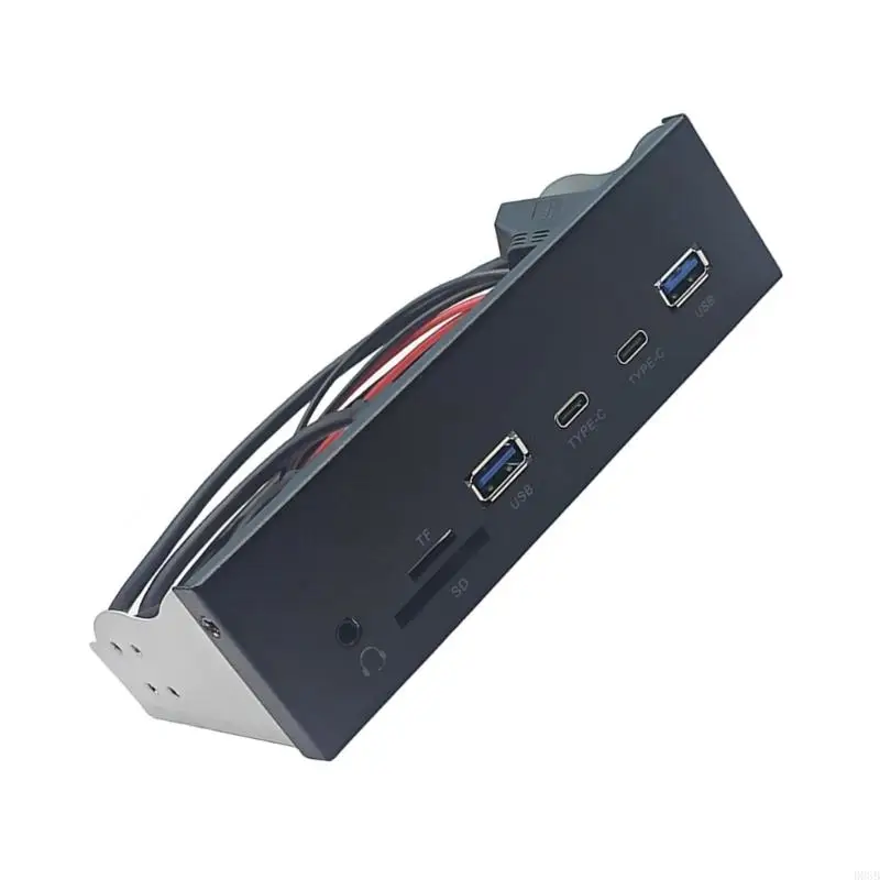 D08B 5.25 polegadas USB3.2 GEN1 Painel frontal com 5 Gbps transferência dados velocidade rápida 19pin