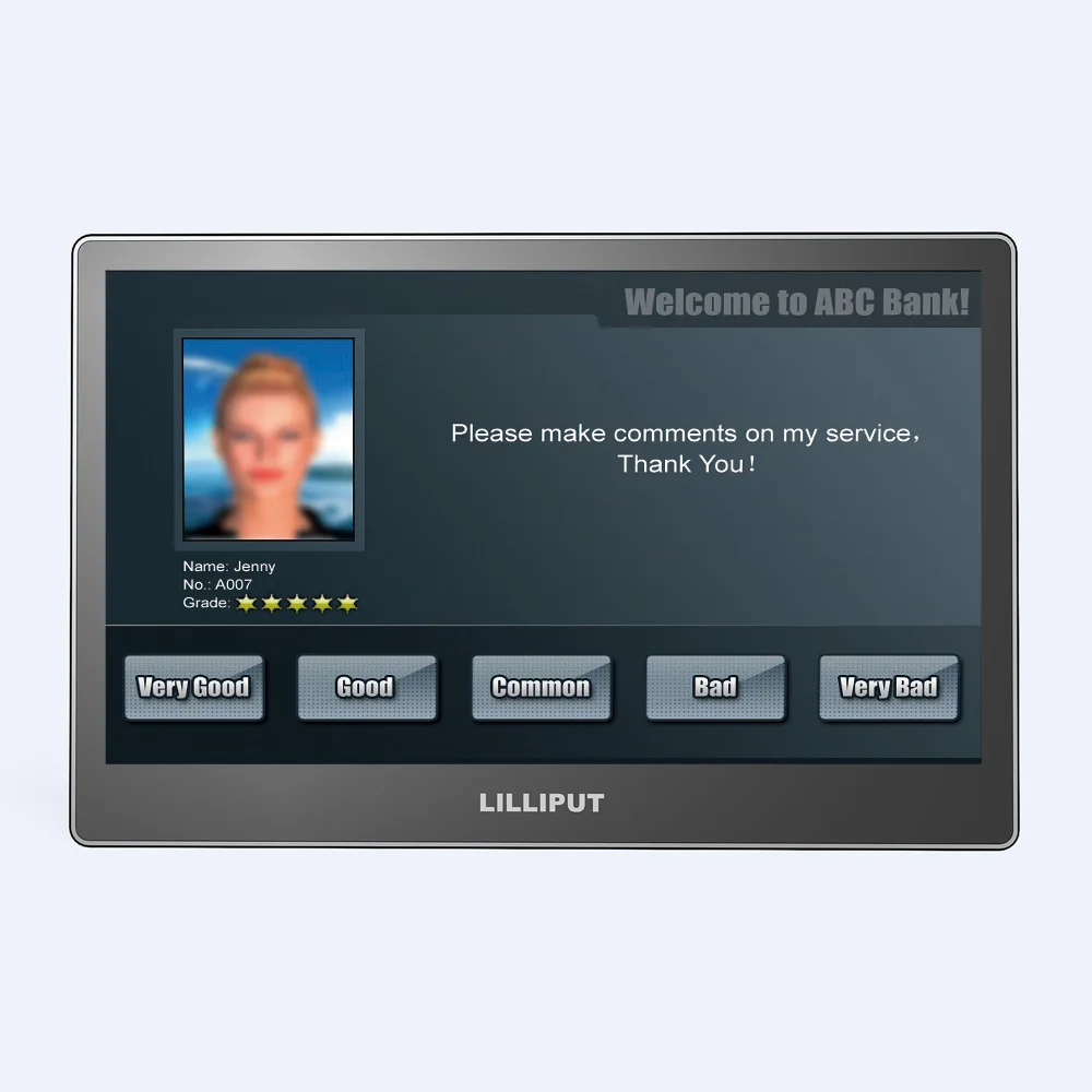 Lilliput FA1330 Full Lamination 13.3 Inch Capacitive Touch Screen Monitor with 4K HDMI/VGA/DisplayPort Input for Kiosk, HMI