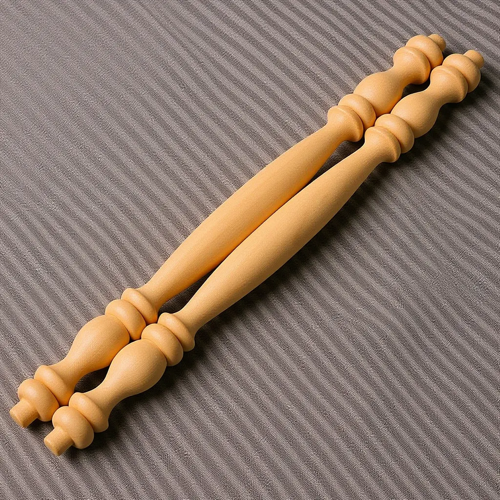 

2Pcs Solid Wood Spindles for Furniture Decor Baluster Staircase Railings Banister Repair Craft Home Restaurant Interior Design