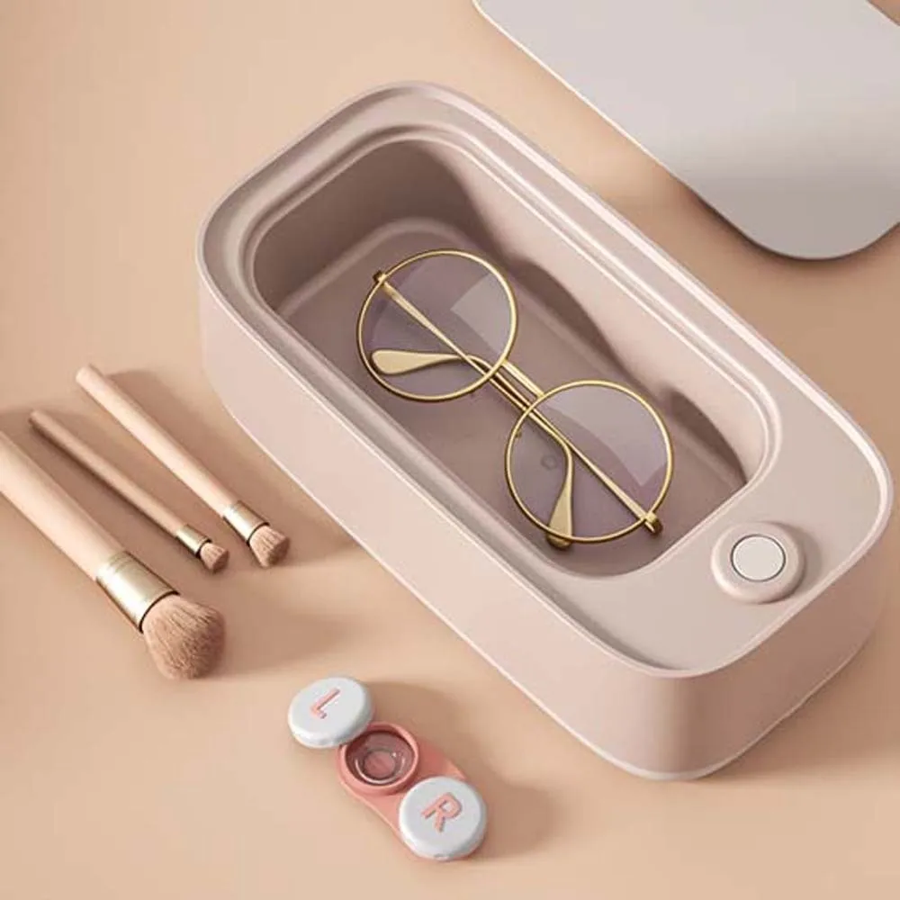 

Высокочастотная машина для чистки очков, перезаряжаемая, с управлением одной кнопкой, для удаления пятен с ювелирных изделий, 360 ° Очистка видимого света