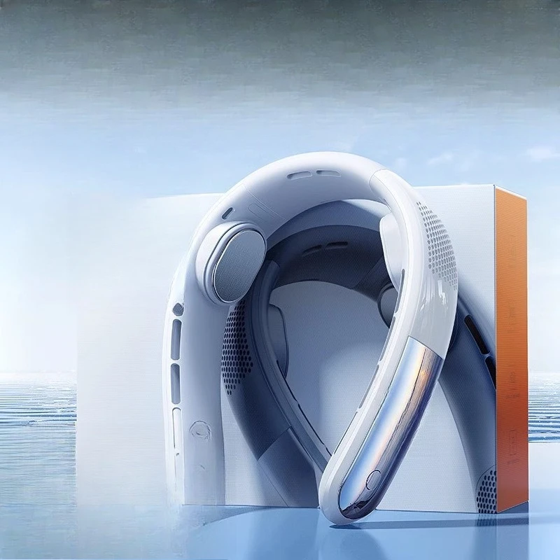 

Ice neck hanging summer outdoor sports cold heatstroke fan silent bladeless