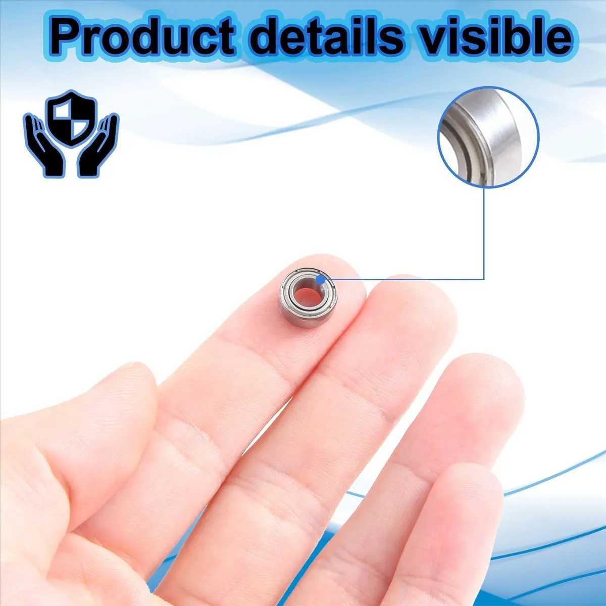 A74U 4 Pcs Ball Bearing(5X10X4MM) BE002 for JLB Racing CHEETAH 1/10 Brushless RC Car Parts Accessories