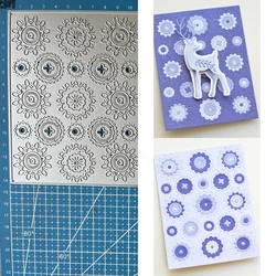 Lucky Goddess Metal Cutting Dies Nordic Floral Plate Diy Scrapbooking Photo Album Decorative Embossing Paper Card Crafts