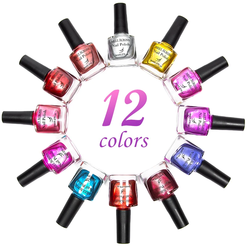 Esmalte de uñas metálico, 8ml, efecto espejo rojo sangre, sin necesidad de lámpara, pintura artística de uñas DIY de larga duración, diseño de esmalte Vernis para manicura