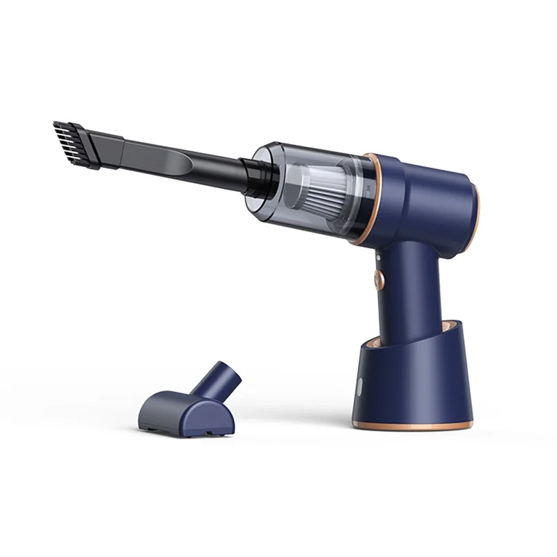 80000Pa เครื่องดูดฝุ่นรถยนต์ไร้สายชาร์จ Compressed Air มือถือ High-Power พร้อมแผ่นกรอง HEPA สําหรับรถบ้านสํานักงาน -A