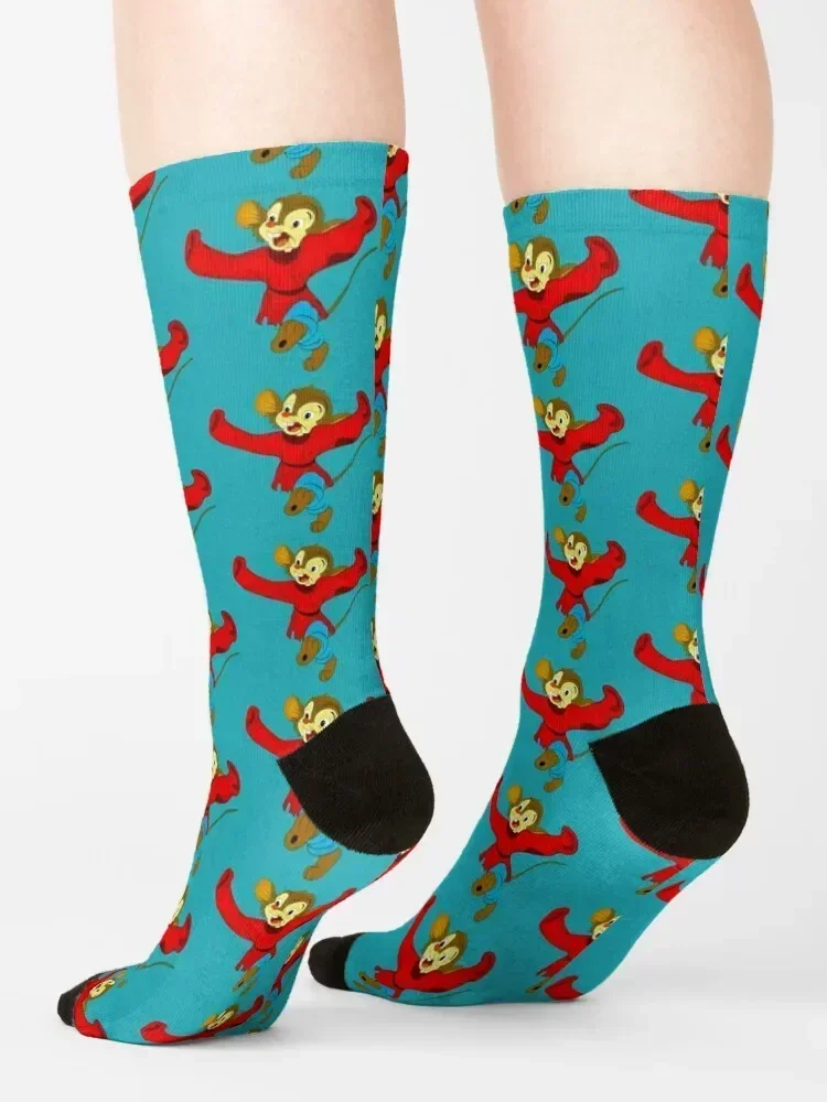 Fievel-Chaussettes American Tail pour hommes et femmes, nouveautés essentielles du Nouvel An, chaussettes colorées