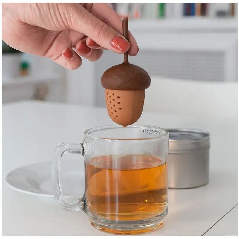 Creative Reusable Mini XiangZi Diffuser Silicone Tea Brewer Tea Strainer Coffee Filter