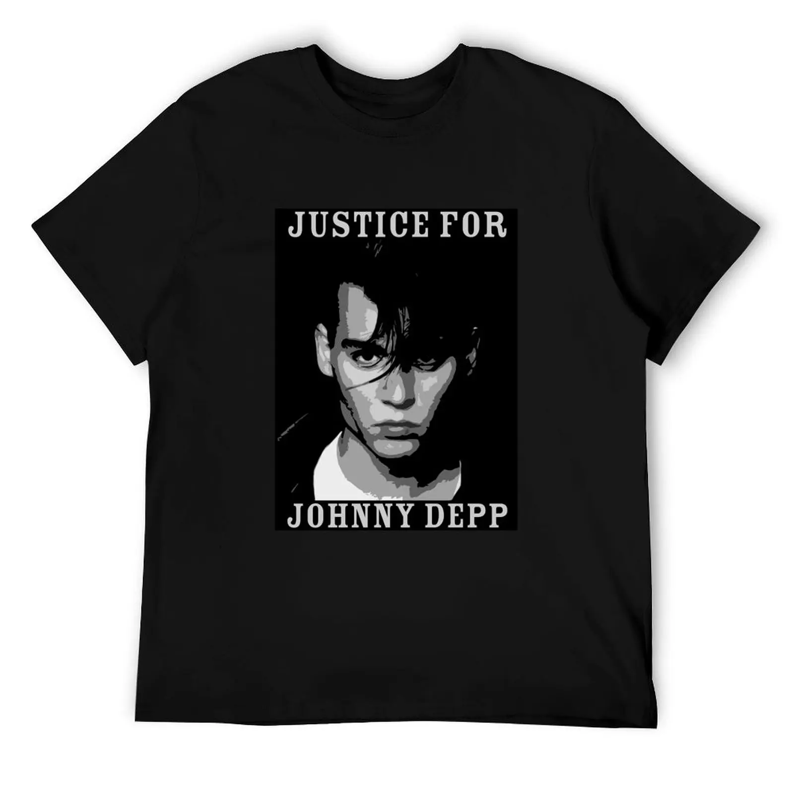 

Justice For Johnny Depp T-Shirt t shirt men 100% cotton luxury brand man t shirt summer cotton tshirt 100% T-Shirt