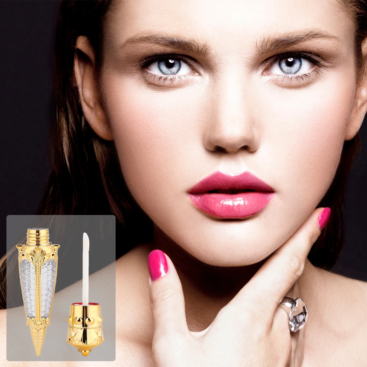 

Empty Lip Gloss Tubes Small Size Portable Creative Shape Premium Material Durable Makeup Bottles Lip Containers