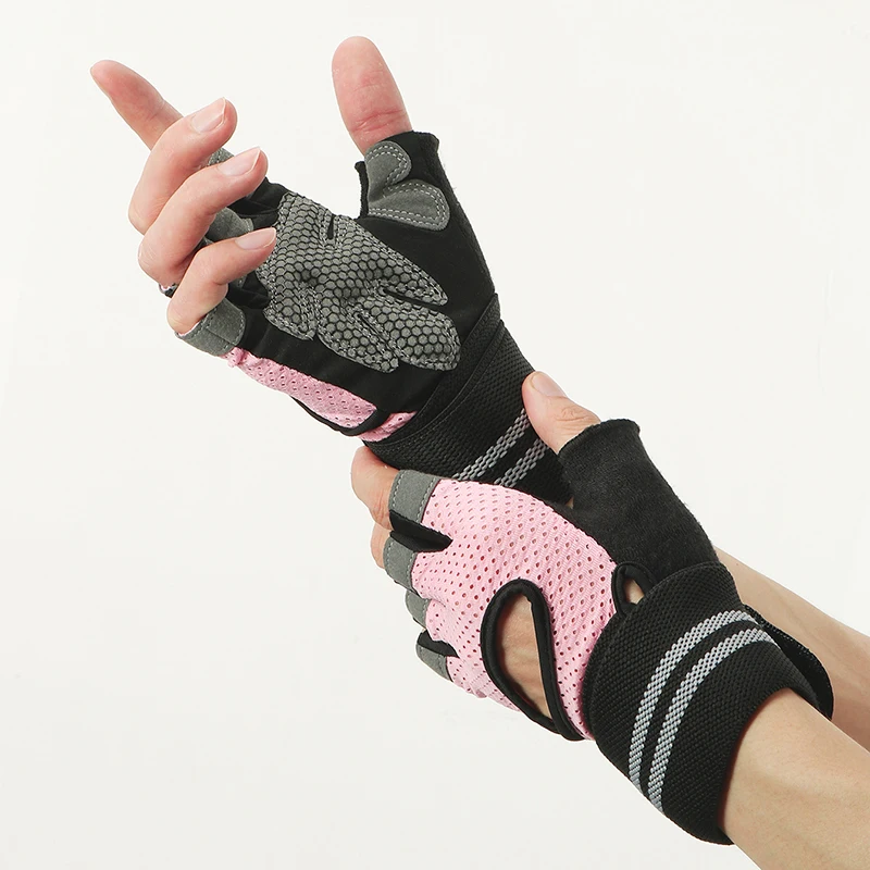 SKDK Riding Gloves Breathable Lightweight Cycling Half-finger Gloves Anti-slip Durable For Exercise Sweat-absorbing Breathable