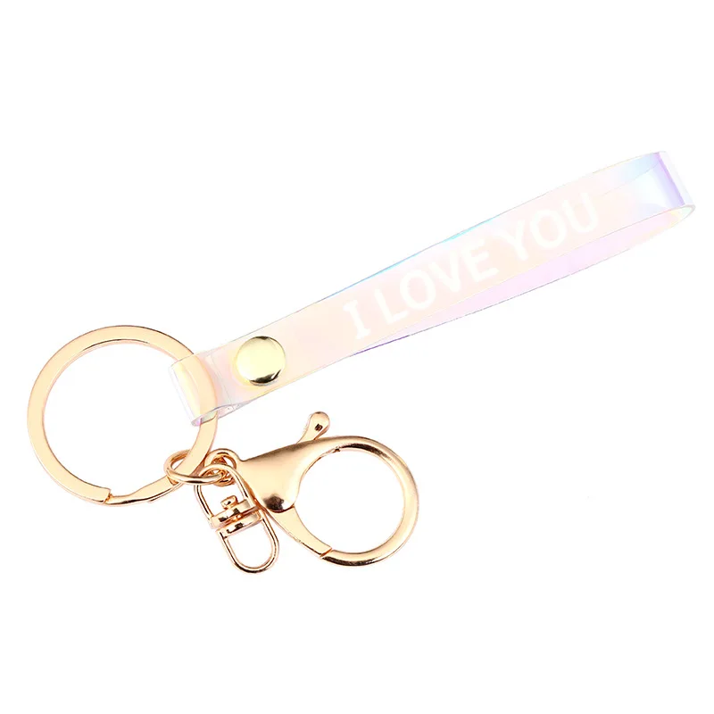 سوار معصم من جلد مينسو، حلقة سلسلة مفاتيح، قلادة، سوار معصم ملون، حبل حقيبة، شعار مطبوع، عصري