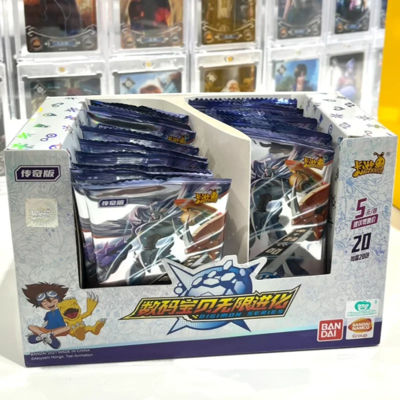 Na stanie Kayou Digimon Card Legendary Edition Infinite Evolution Glory Edition Pełny Zestaw Złotych Kart Kolekcjonerskich Full Star