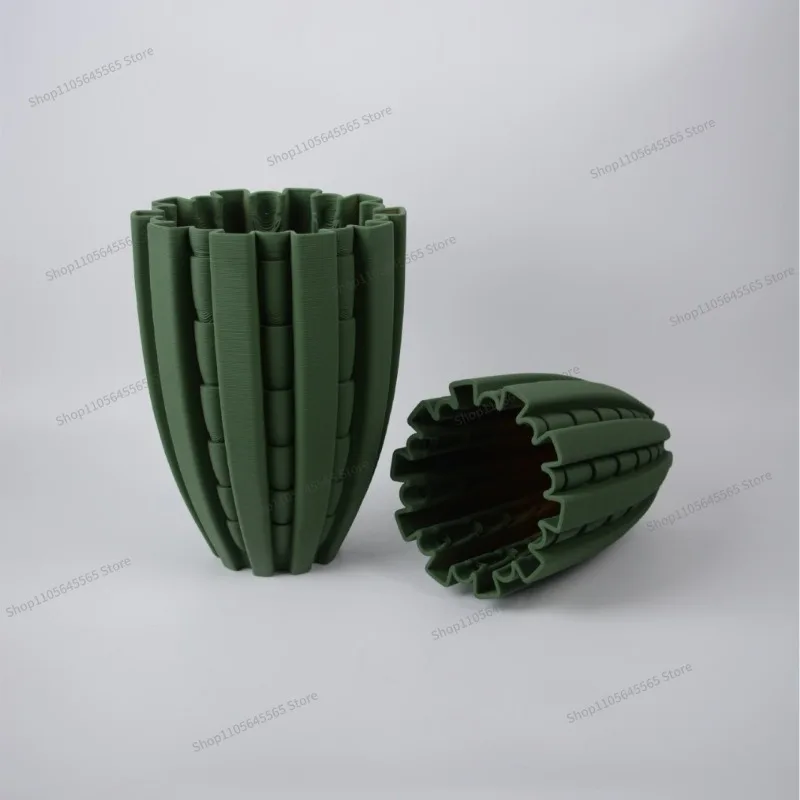 For Irregular Shaped Ceramic Flower Vase for Living Room Floral Decoration