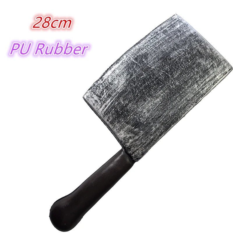 Halloween Cosplay Prop Sword kitchen knife Weapons Movie Scare party Event Performances Safety Rubber toy knife
