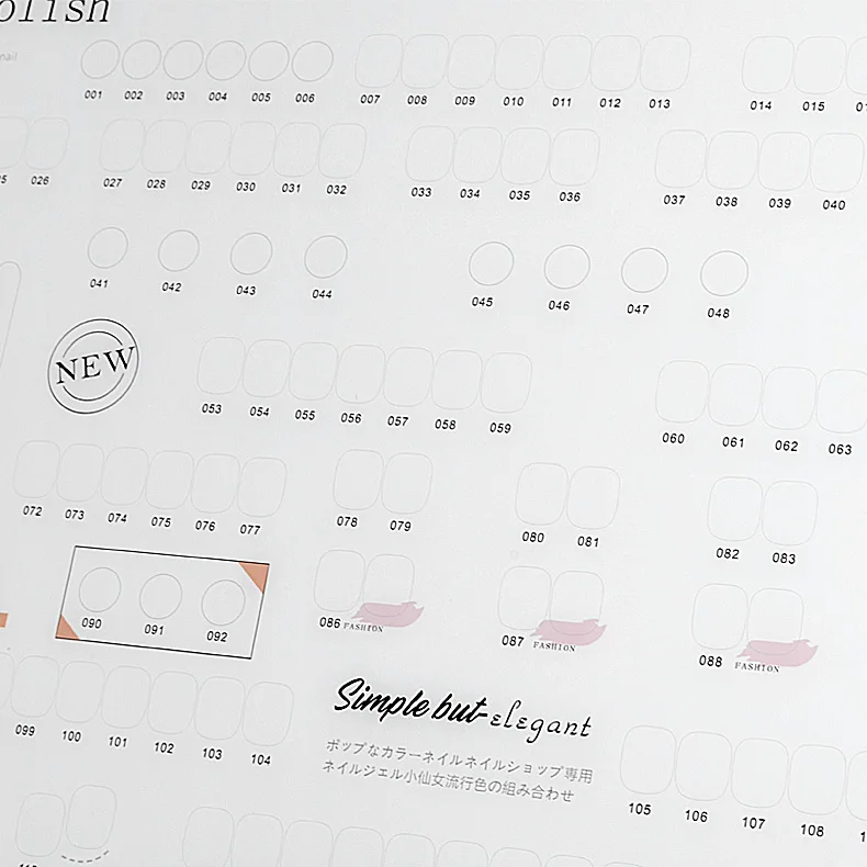 Large Capacity 128 Colors Nail Tips Display Showing Shelf Nail Color Display Board Nail Art Display DIY Practice Manicure Tool